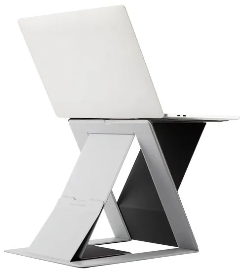 MOFT Z-Stand Sitz-Steh Laptop-Tisch Grau