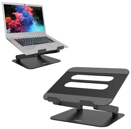 PORT Designs Ergonomischer Verstellbarer Laptop/Notebook-Ständer